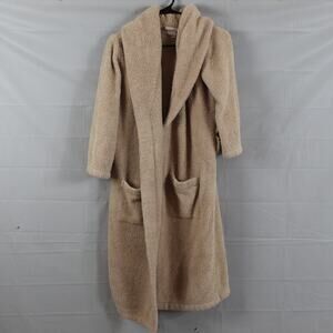 Barefoot Dreams Pajama Small CozyChic Plush Robe Brown Winter Comfort Fuzzy Chic